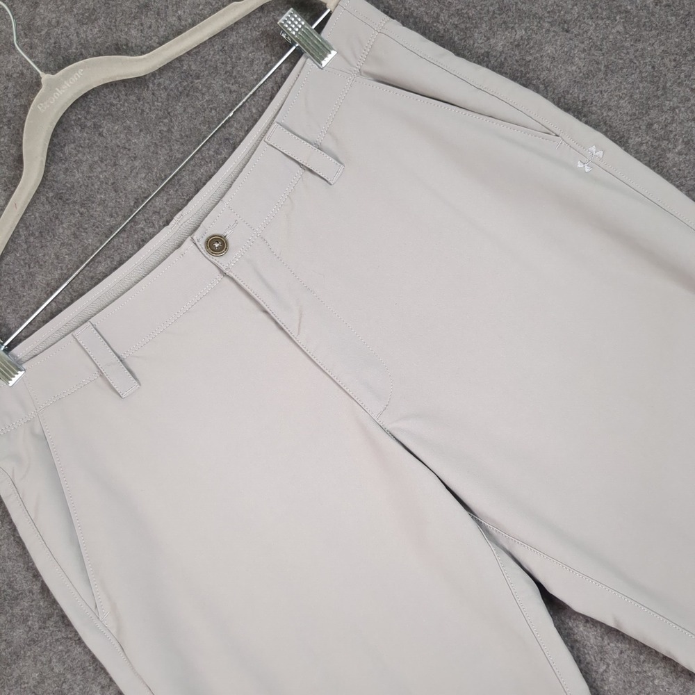 Under Armour Match Play Golf Pants Mens 36x30 Gray Performance Straight Chino